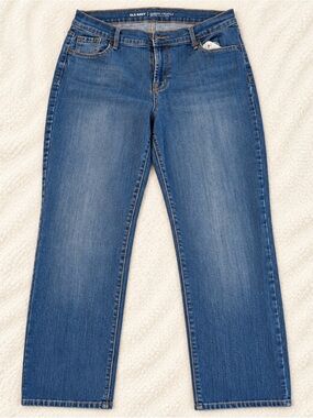 Old Navy Blue Straight-Leg Jeans